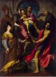 Pagani Gregorio Madonna and the Child with Sts Francis of Assisi John the Baptist Margaret and Gregory the Grea - Hermitage